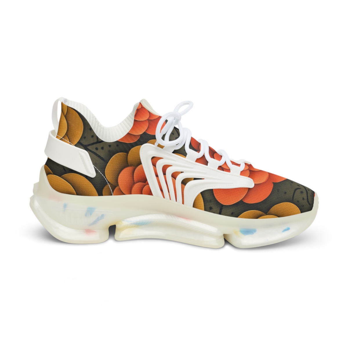 Peony Tessellation Circuit stylish casual sneakers