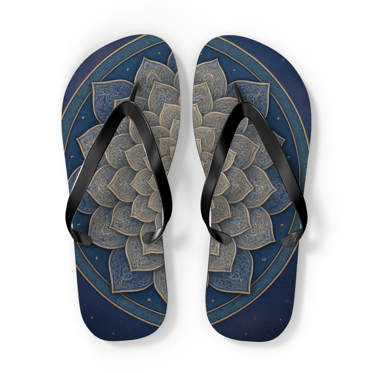 Celestial Blossom Breeze Flip Flops