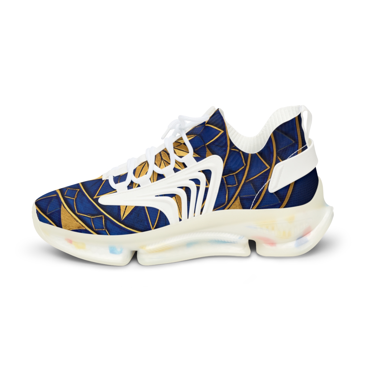 Fractal Starburst Mosaic premium sport sneakers