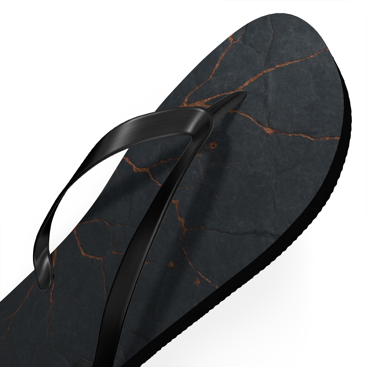 Basalt Vein Resonance designer logo flip flops
