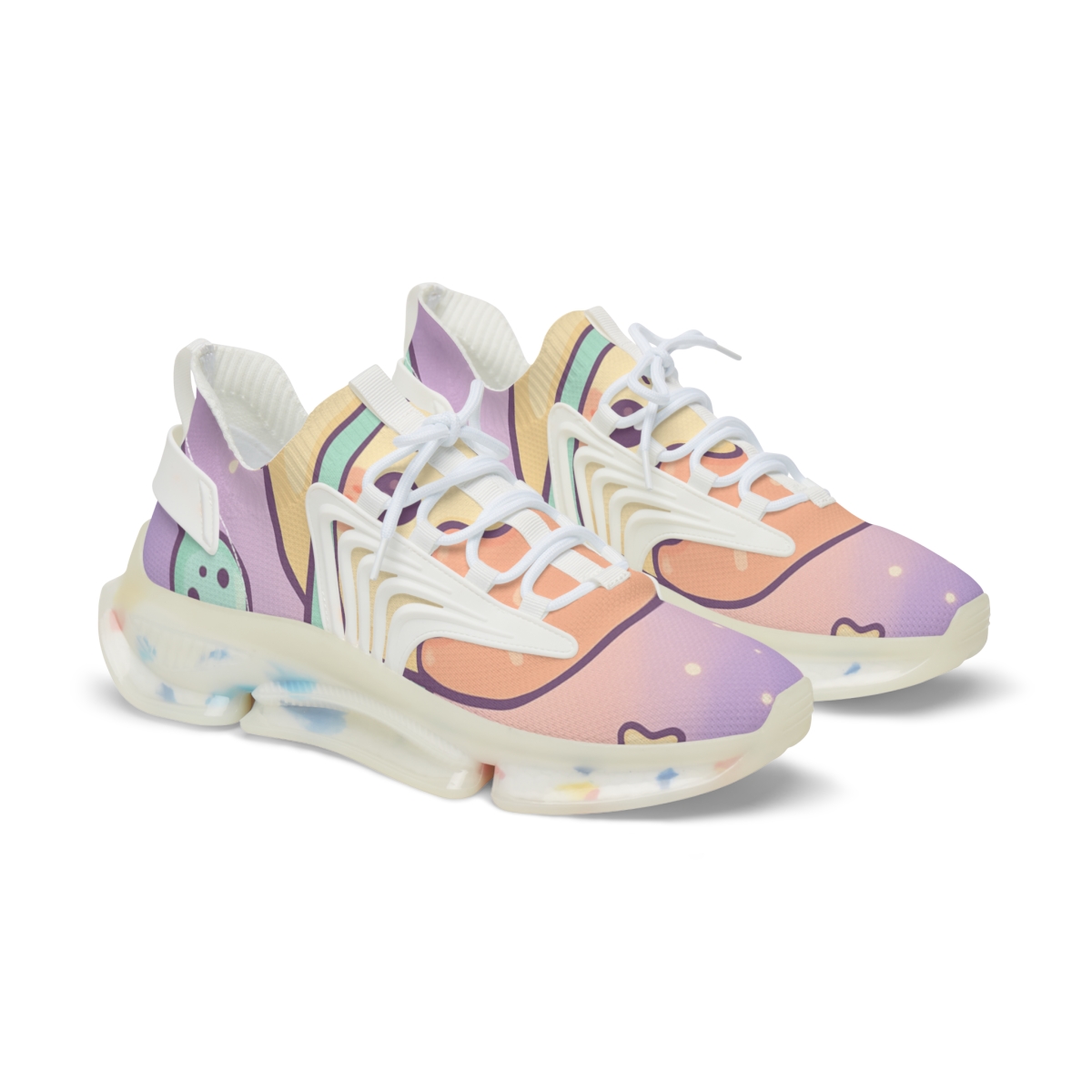 Sleepy Planet Pudding Parade personalized athletic sneakers