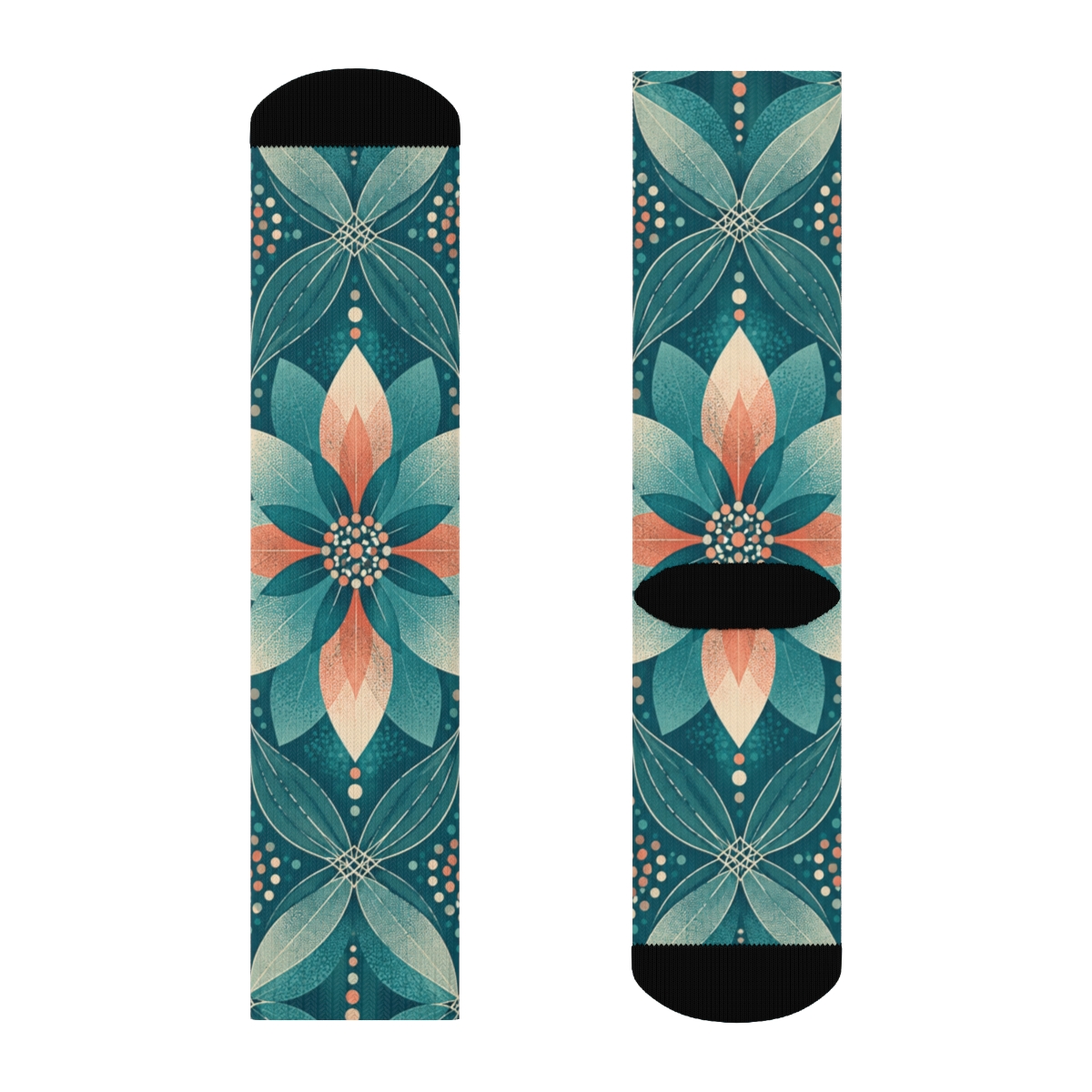 Begonia Facet Dot Weave unique printed sockscustom socks [AI-199a5ddd-b915ac8f9012]