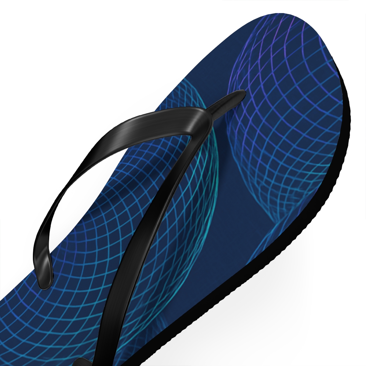 Moire Orbit Interference Cloth trendy printed flip flops
