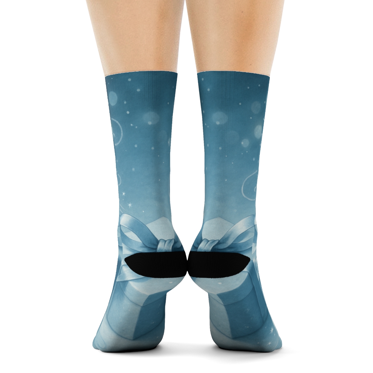 Winter Starlight Gift Ribbon warm winter socks