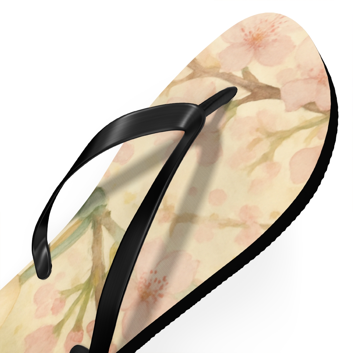 Blossom Ribbon Morning unique graphic flip flops