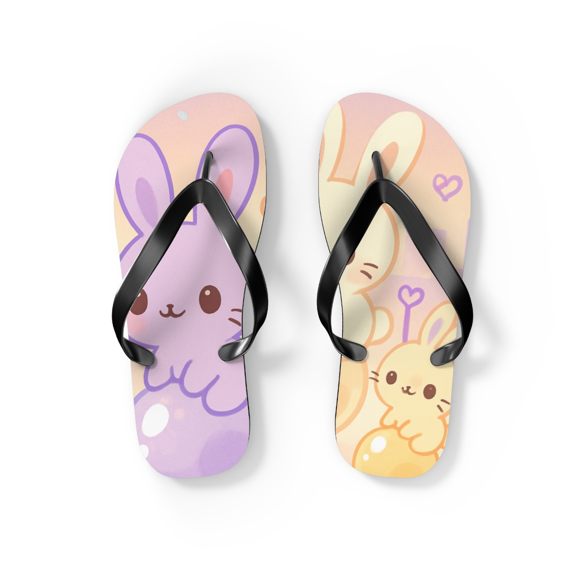 Kawaii Bubble Tea Stroll Flip Flops