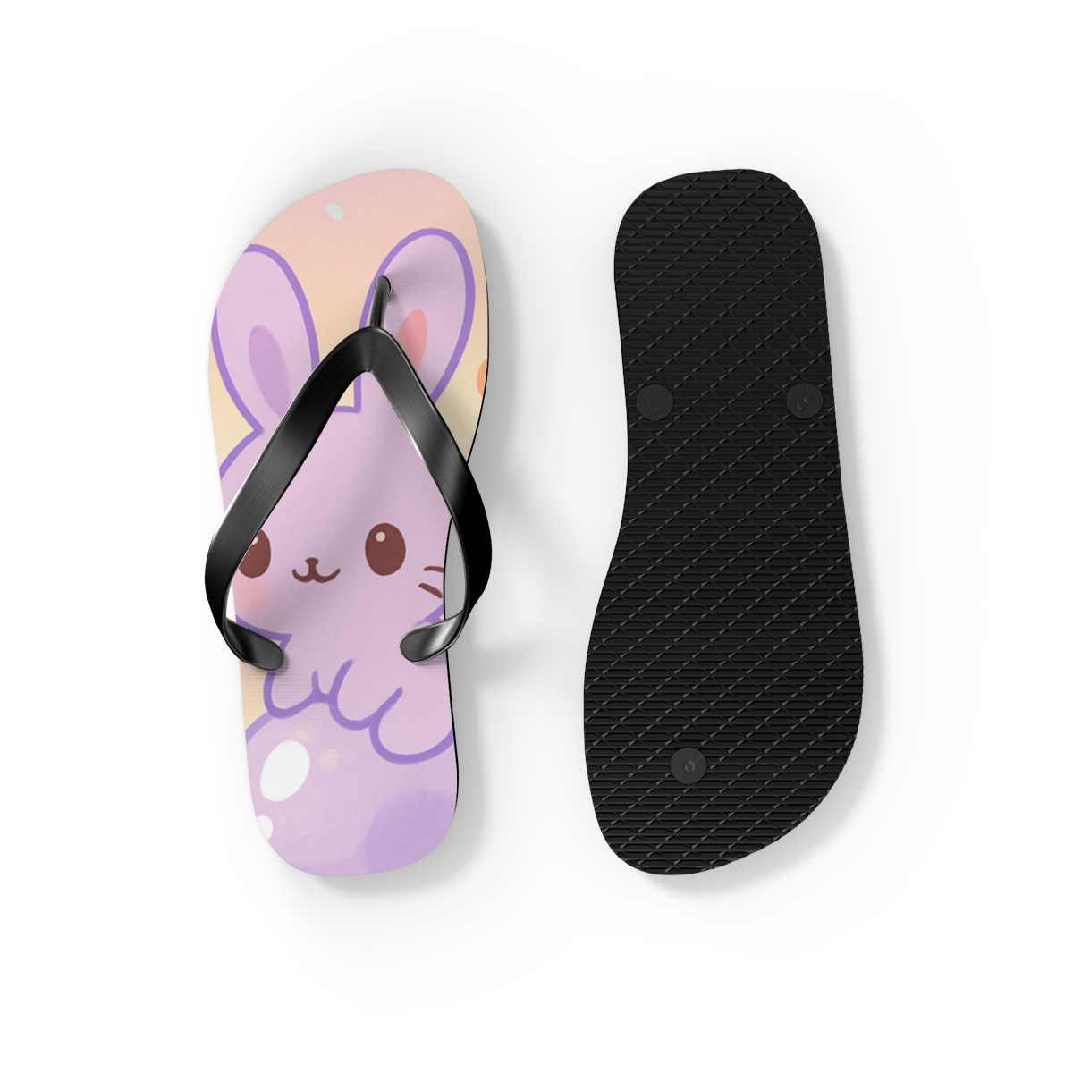 Kawaii Bubble Tea Stroll Flip Flops