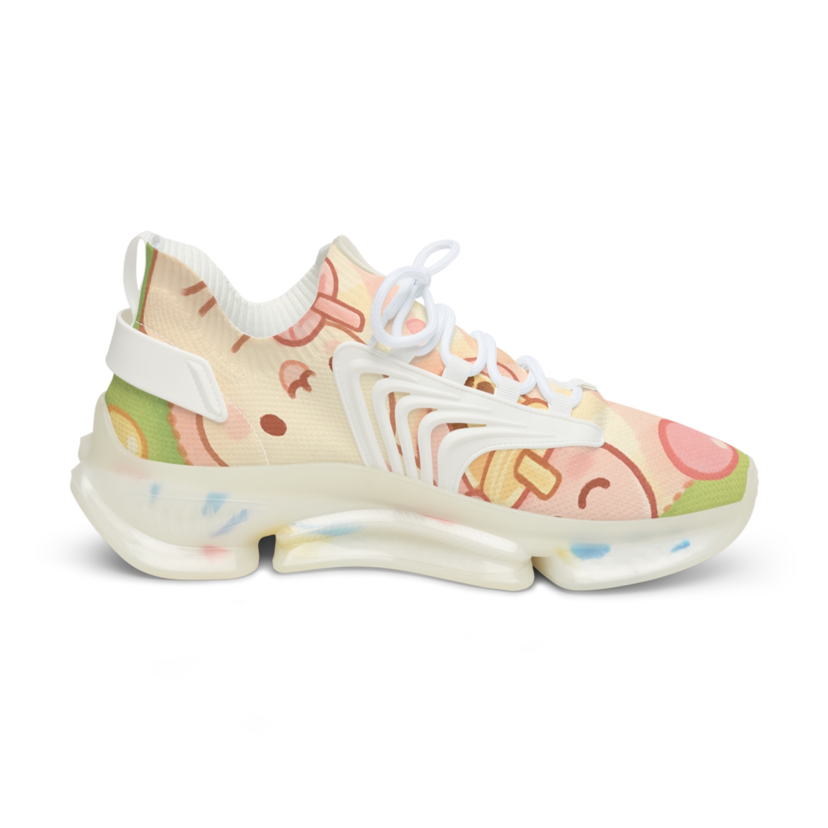 Bubble Tea Bunny Picnic trendy fashion sneakers