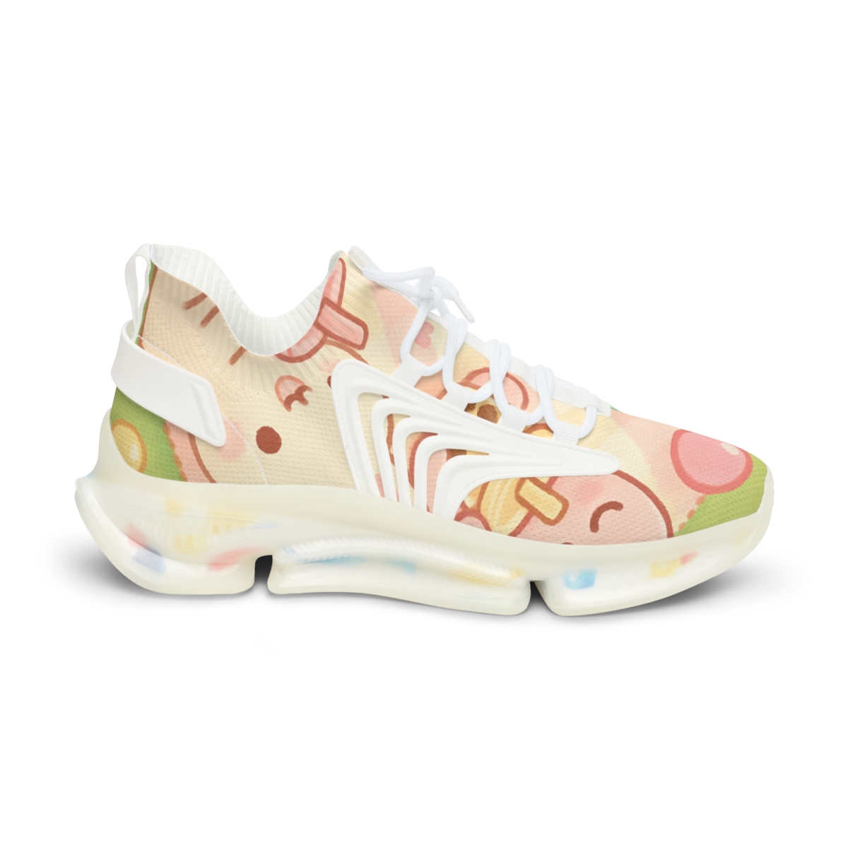 Bubble Tea Bunny Picnic trendy fashion sneakers