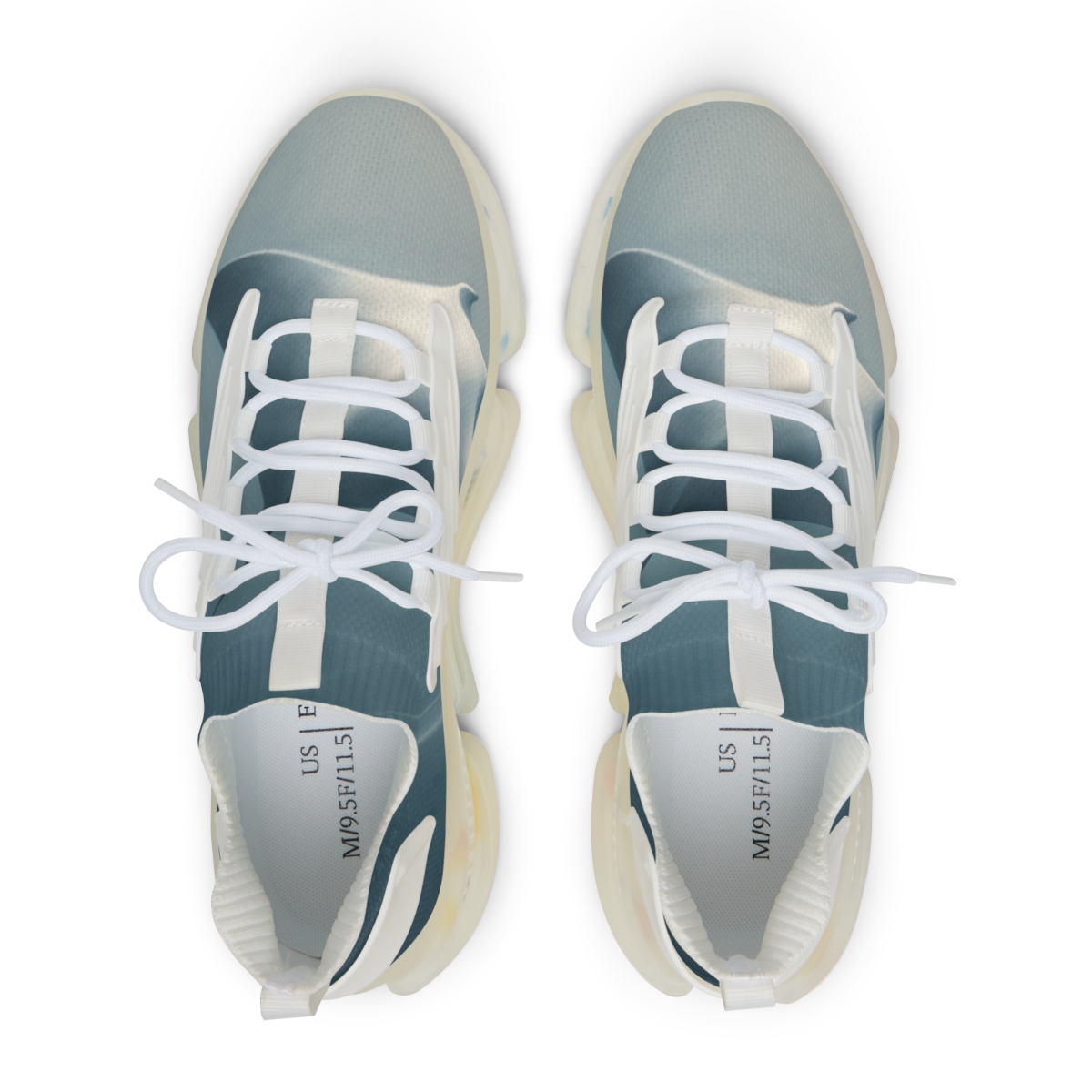 Silent Glide Of The Silver Manta premium sport sneakers