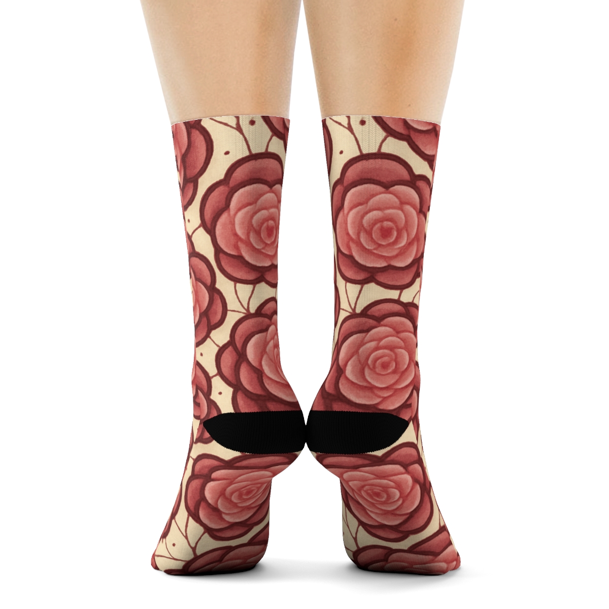 Peony Pulse Tessellation sports performance socks