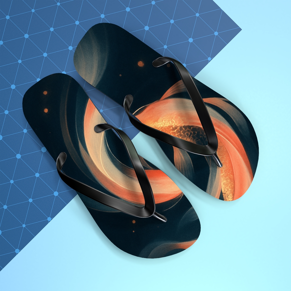 Koi Comet Ribbon Drift soft sole flip flops