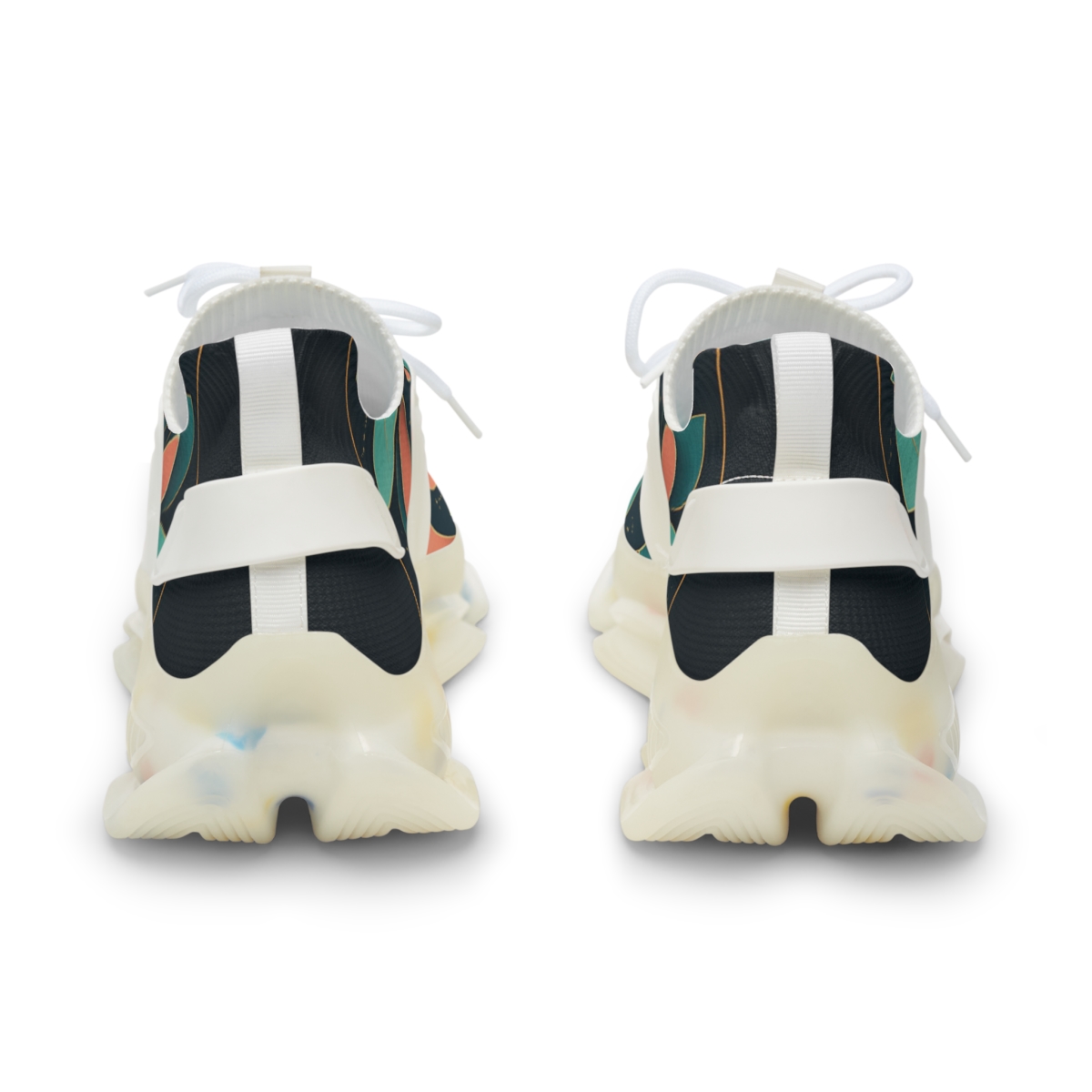 Orbiting Petal Harmonies stylish casual sneakers