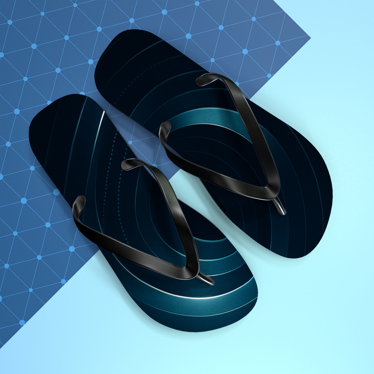 Orca Sonar Ribbons soft sole flip flops