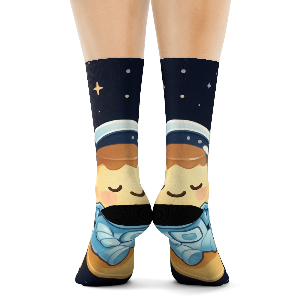 Cosmic Pudding Astronauts sports performance socks