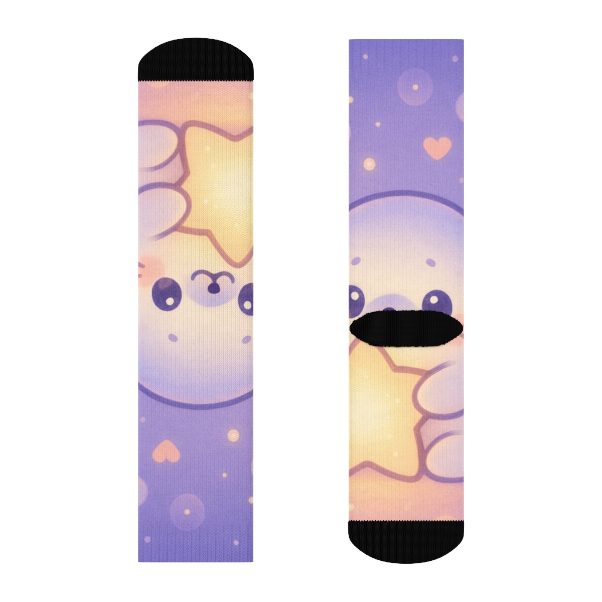 Pastel Lantern Seal Snuggles comfortable cotton socks