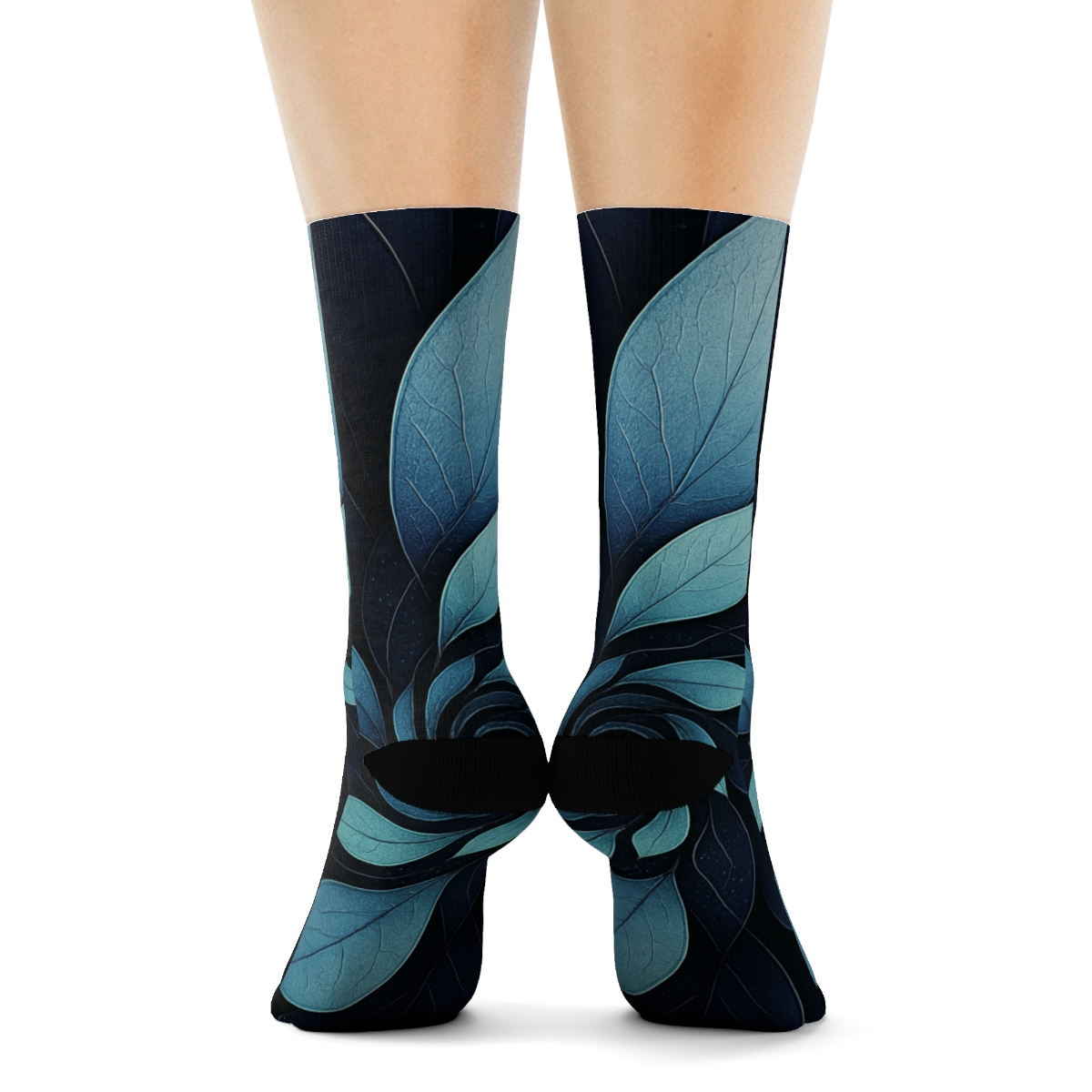 Orchid Vein Helix Diagram stylish patterned socks