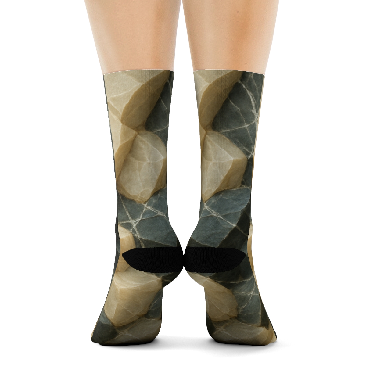 Quartz Vein Tessellation designer logo socks