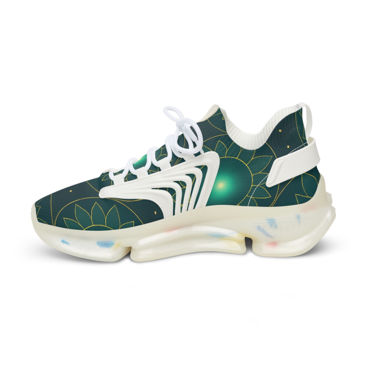 Lotus Halo Lattice personalized athletic sneakers