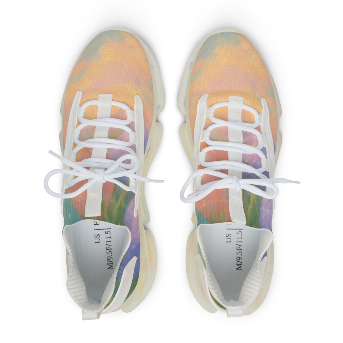 Spring Egg Nebula Bloom designer branded sneakers