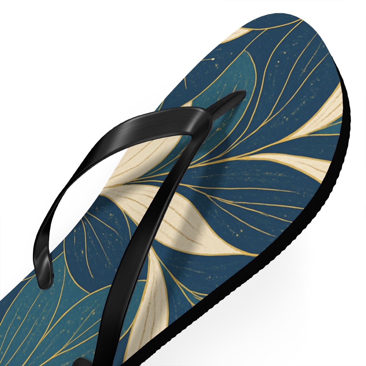 Orchid Signal Weave personalized beach flip flops
