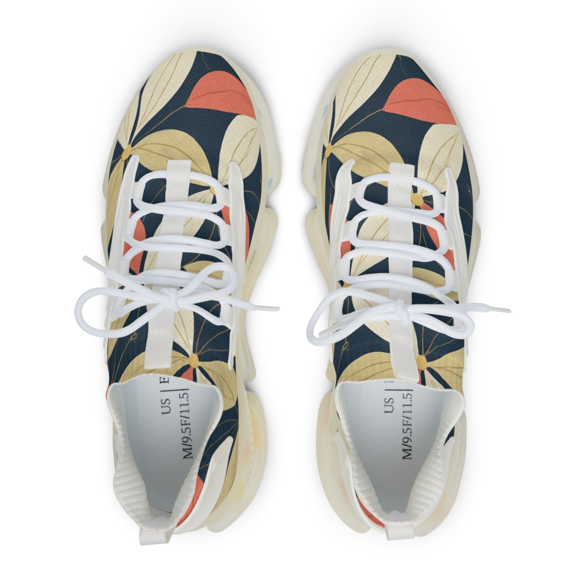 Orchid Loop Tessellation personalized athletic sneakers