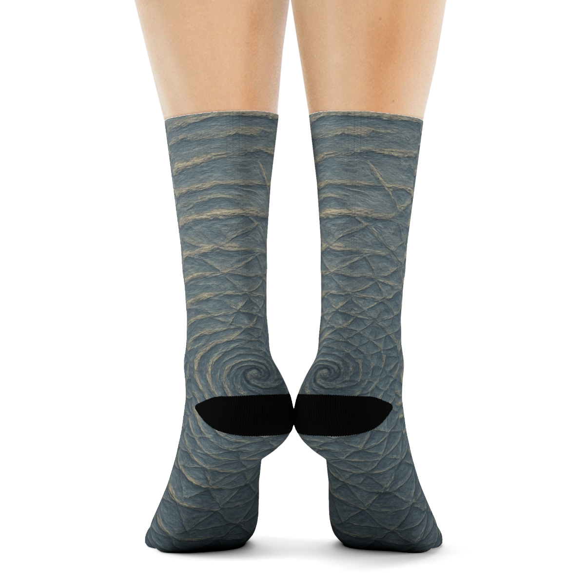 Vortex Ripple Lattice trendy colorful socks