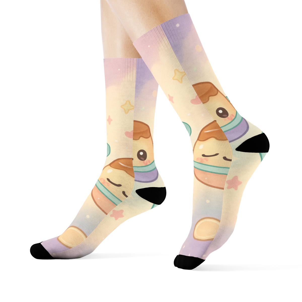 Sleepy Planet Pudding Pals trendy colorful socks
