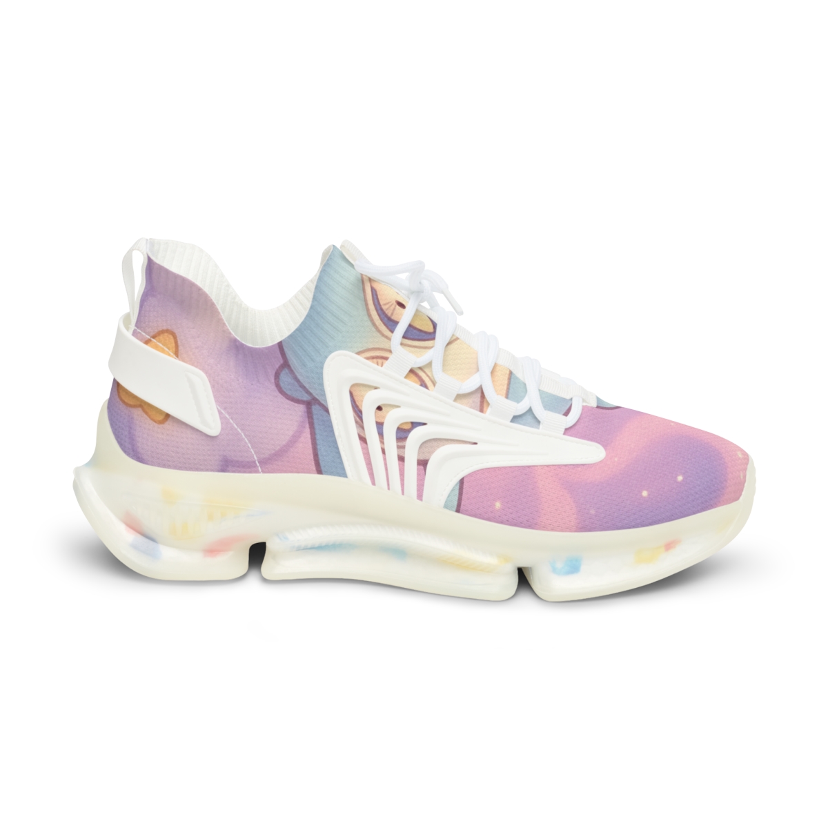 Cozy Teapot Nebula Sleepover unique printed sneakers