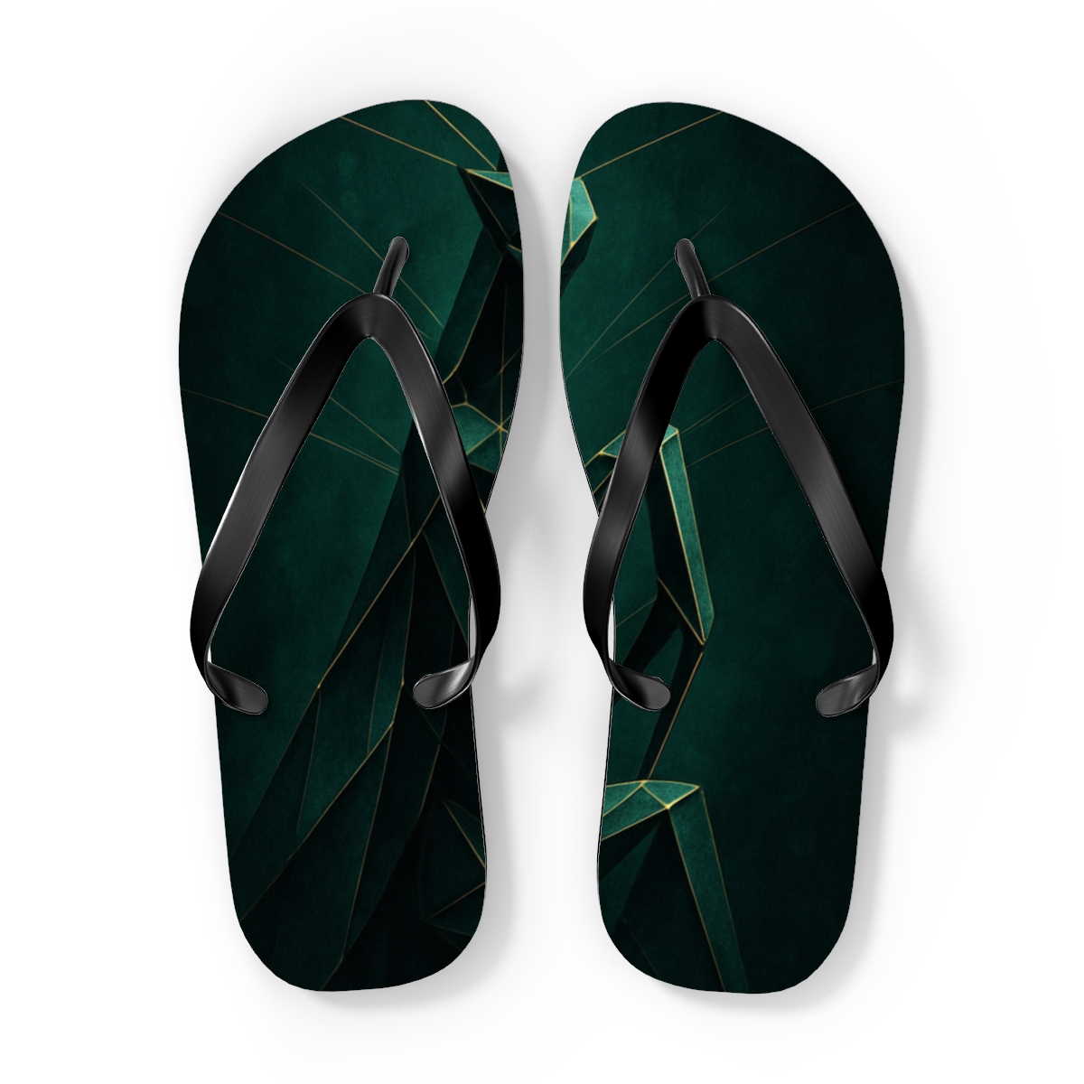Praying Mantis Stillness Lattice custom flip flops