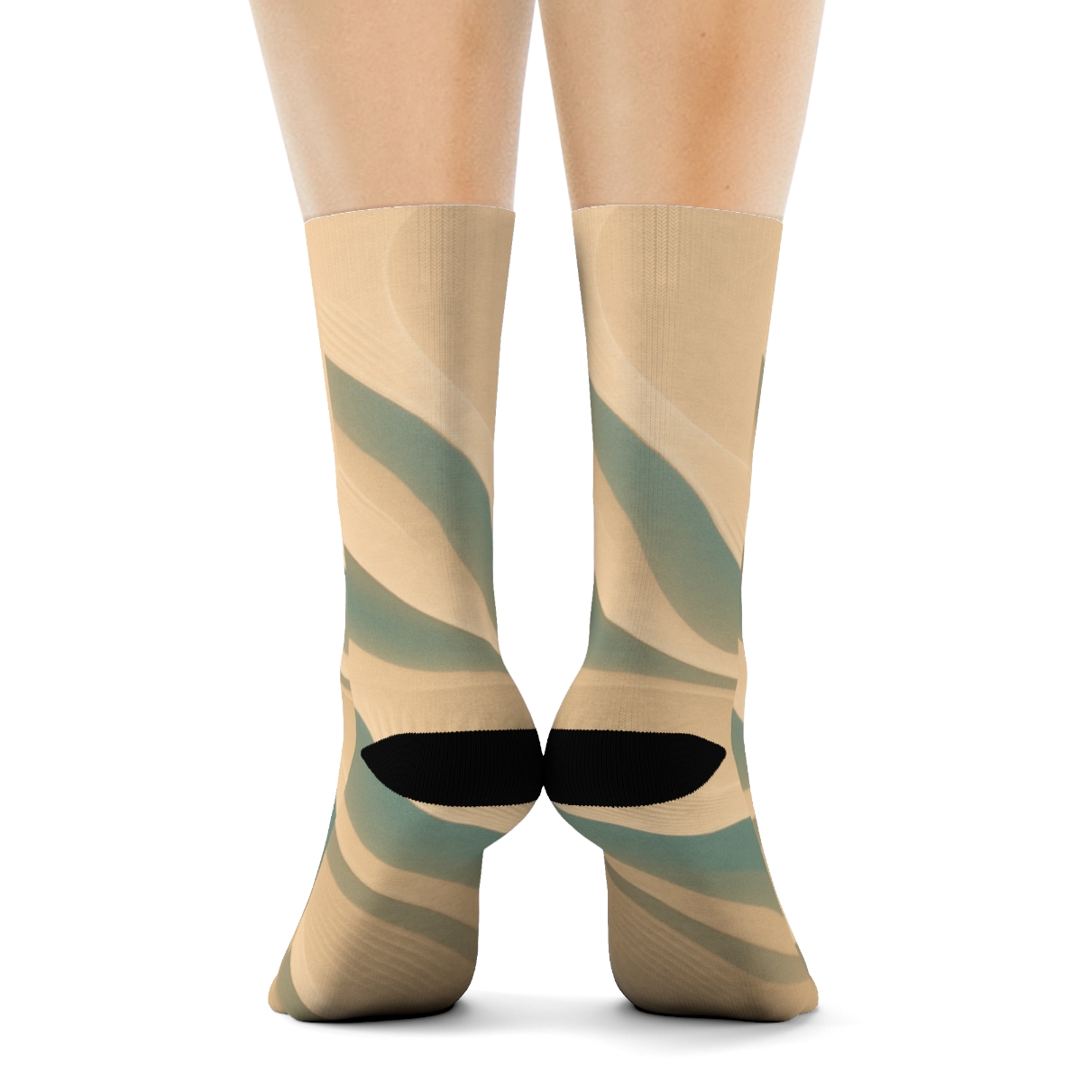 Wind Arc Wavefront Diagram trendy colorful socks