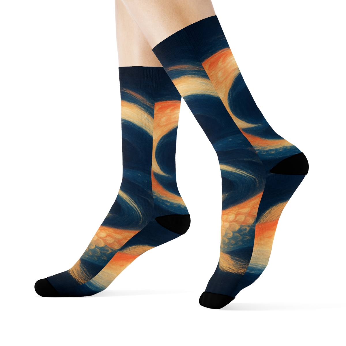 Koi Memory Constellations personalized cozy socks