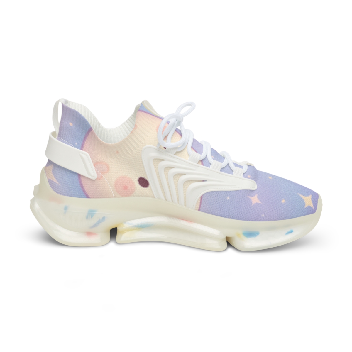 Cosmic Marshmallow Moonlets premium sport sneakers