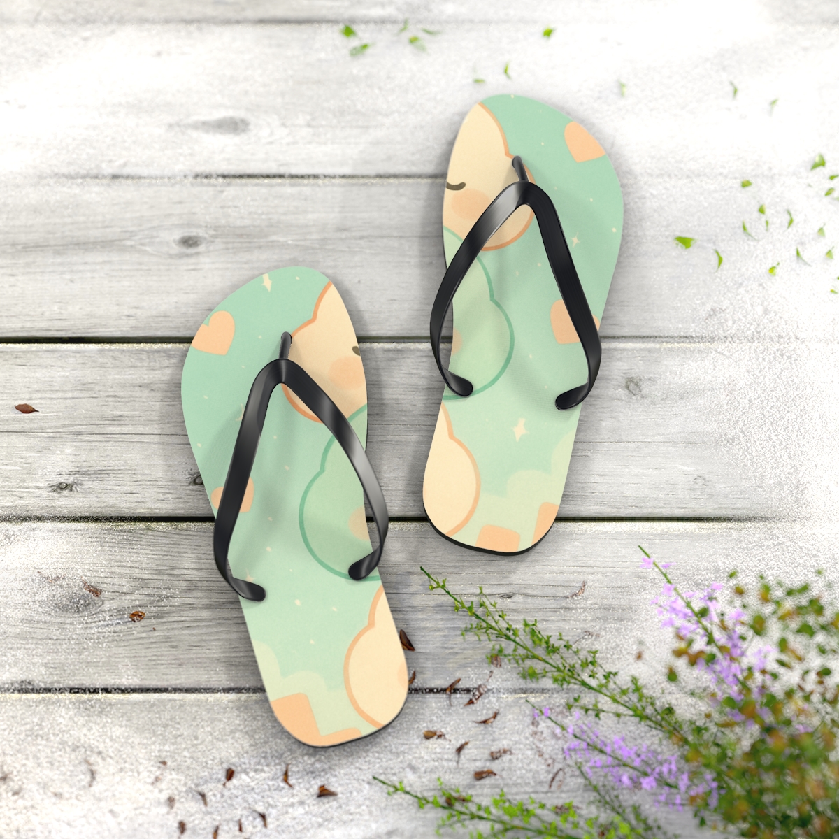 Dreamy Mochi Sky Stroll Flip Flops