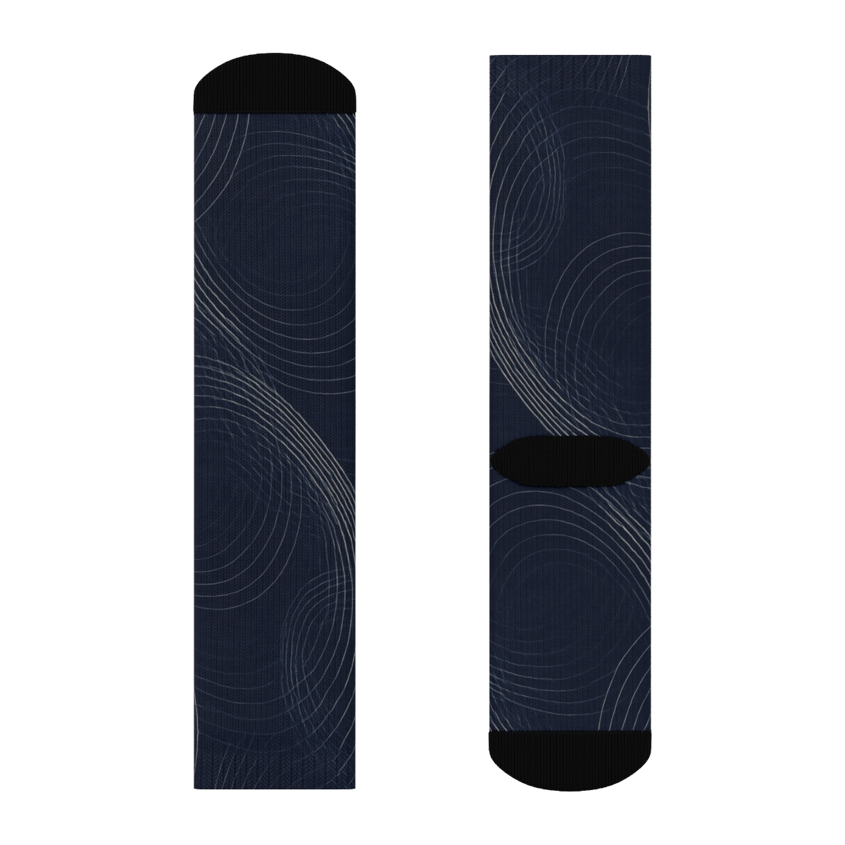 Moire Orbit Weave unique printed sockscustom socks