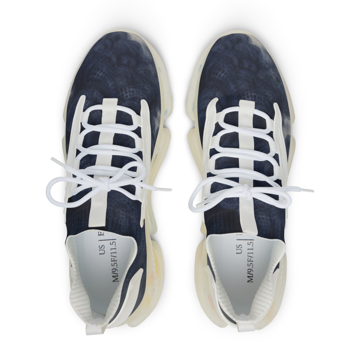 Cuttlefish Ink Bloom Cipher unique printed sneakers