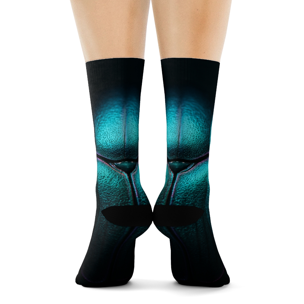 Jewel Beetle Armor stylish patterned socks