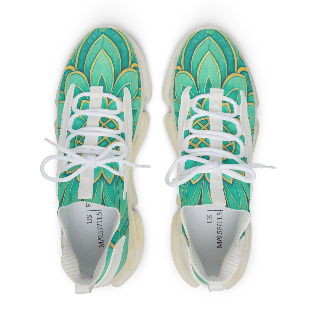 Petal Orbit Mosaic premium sport sneakers