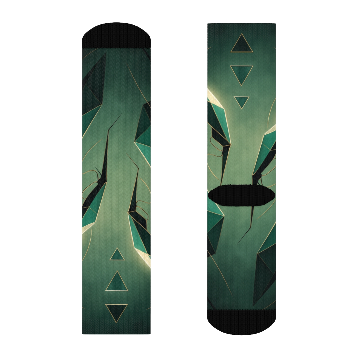 Mantis Prayer Geometry personalized cozy socks