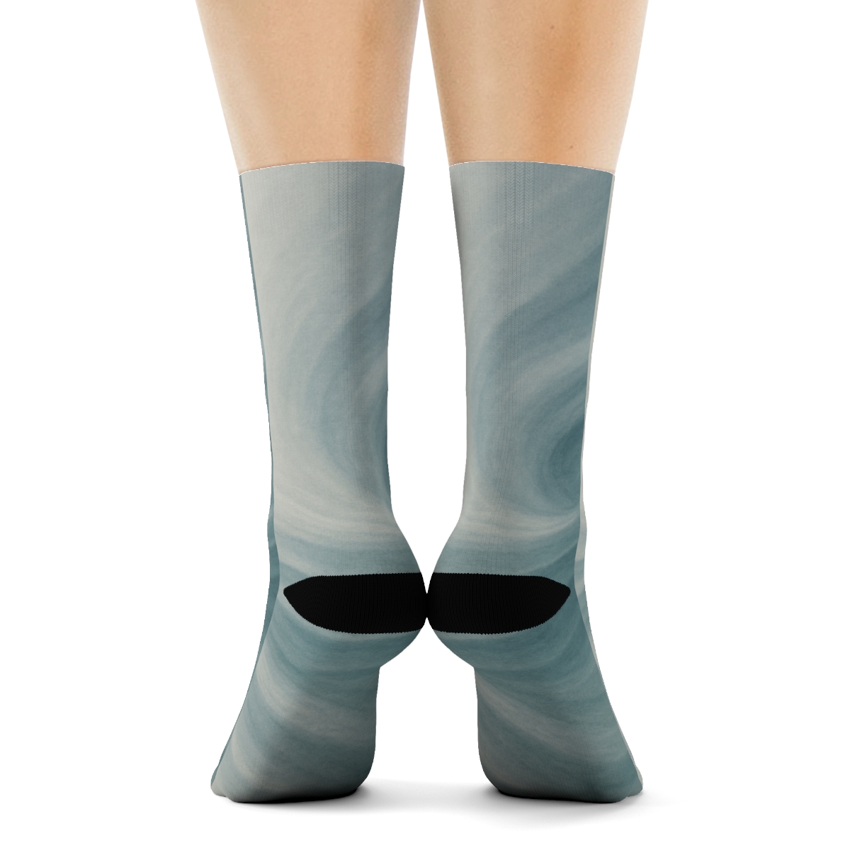 Mist Curl Wavefront unique printed socks