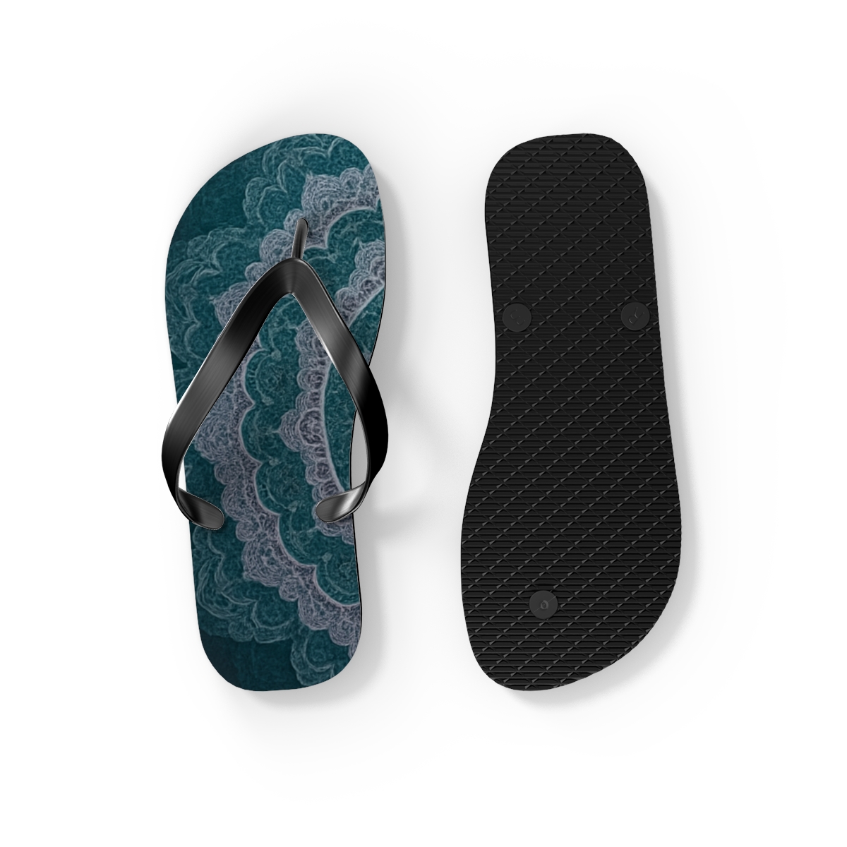 Celestial Wave Harmony Flip Flops