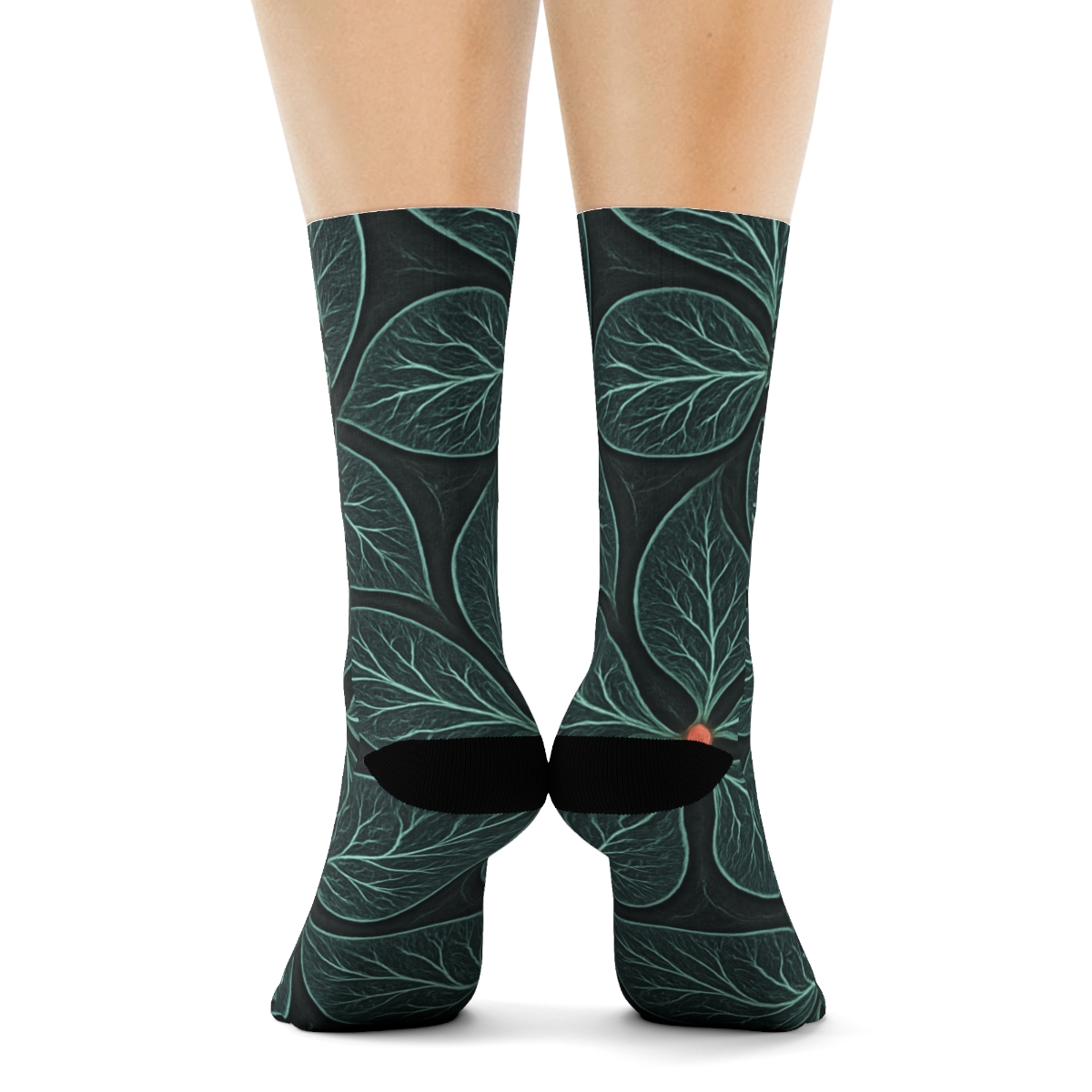 Cosmic Peony Vein Lattice trendy colorful socks