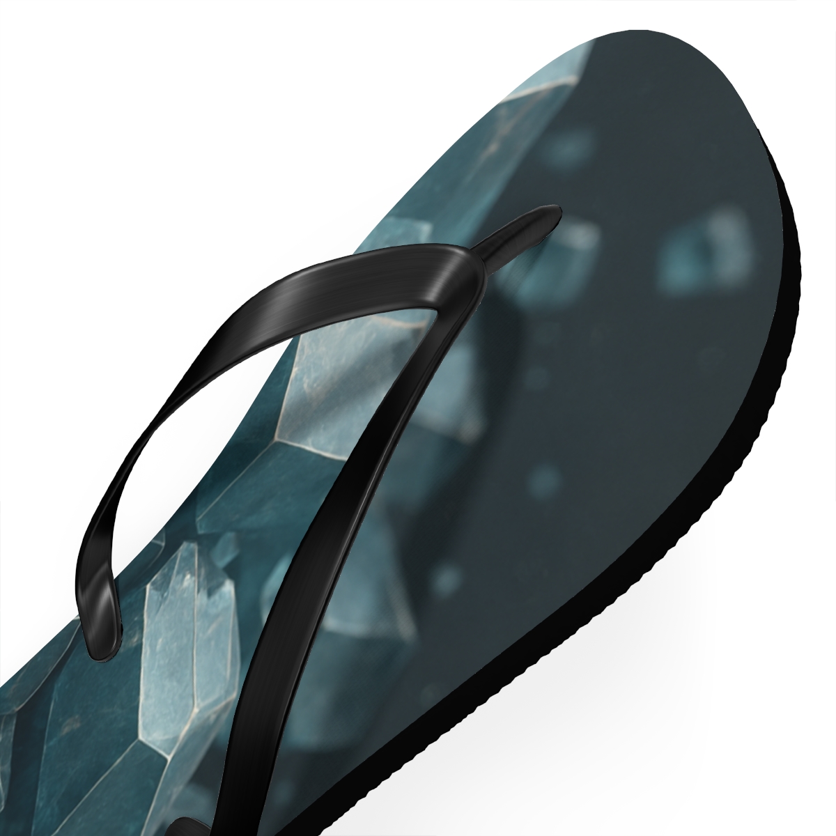 Mineral Facet Prism Drift colorful rubber flip flops