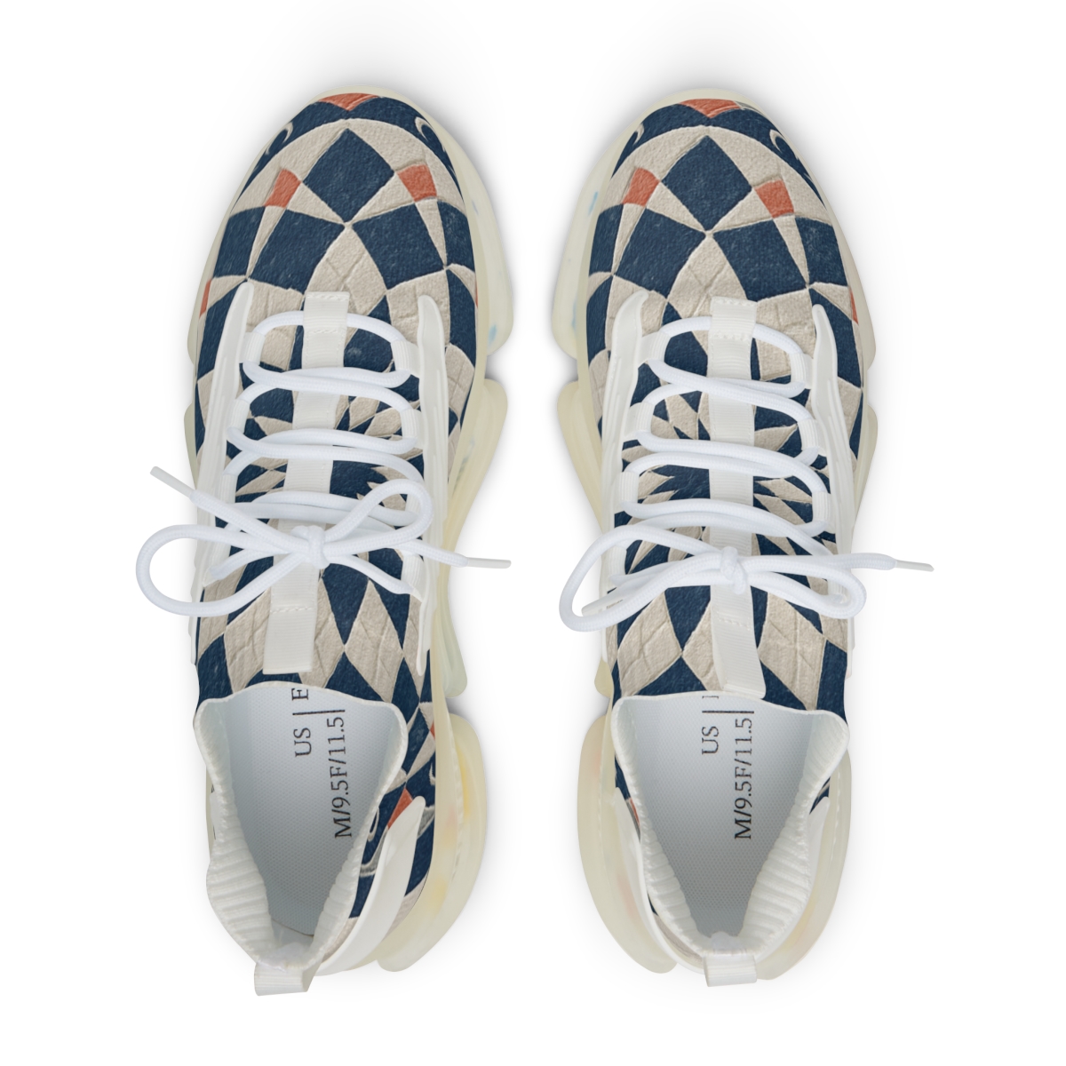 Starburst Lattice Mosaic premium sport sneakers