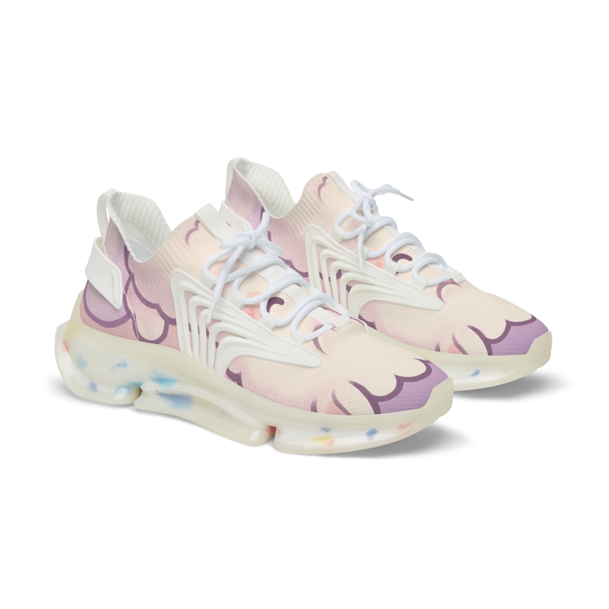 Lavender Lantern Llama Lounge stylish casual sneakers