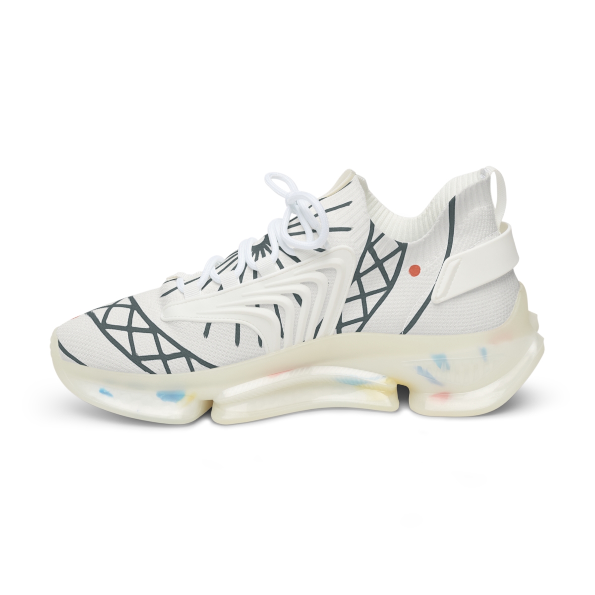 Minimal Starwheel Lattice comfortable running sneakers