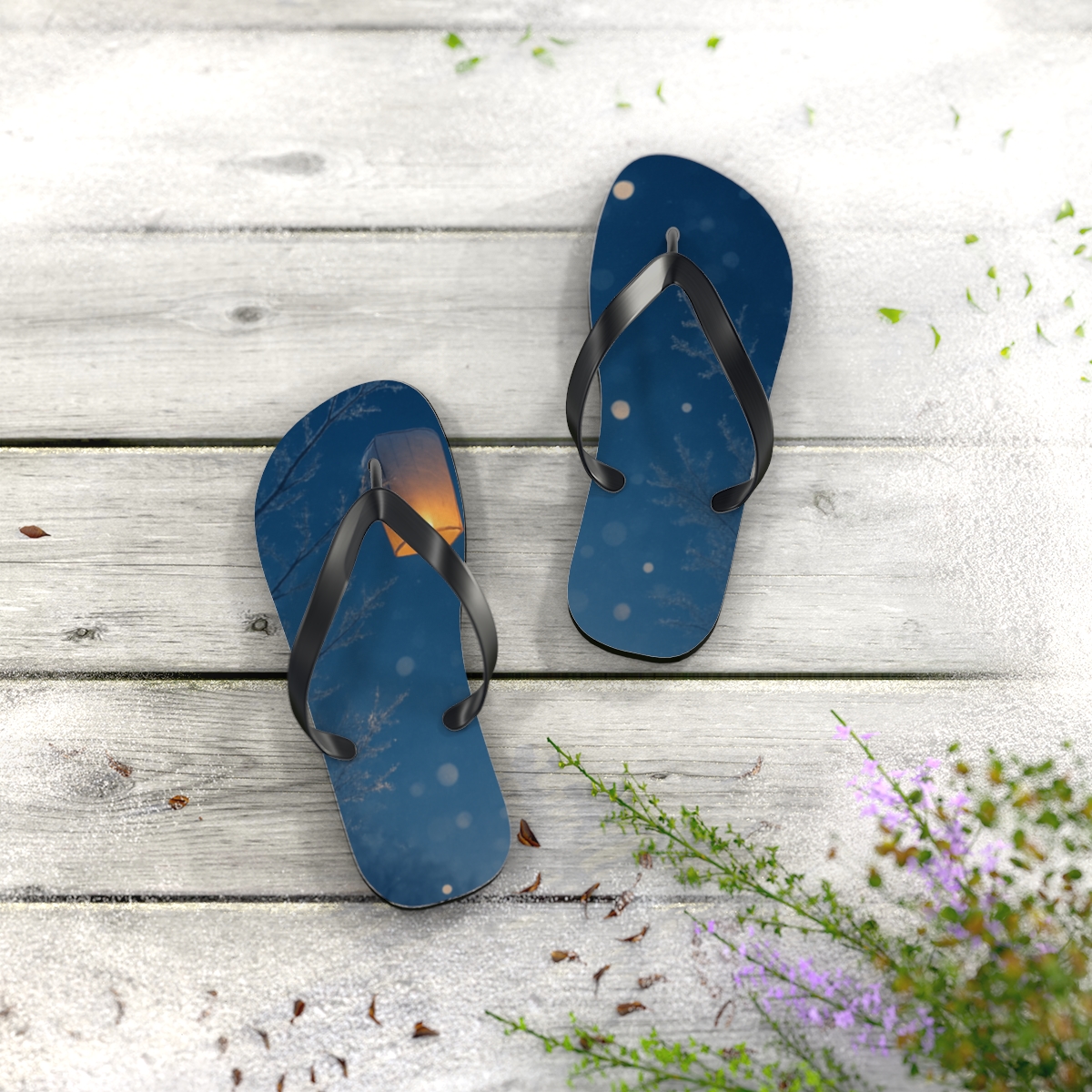 Frosted Glow Escape Flip Flops