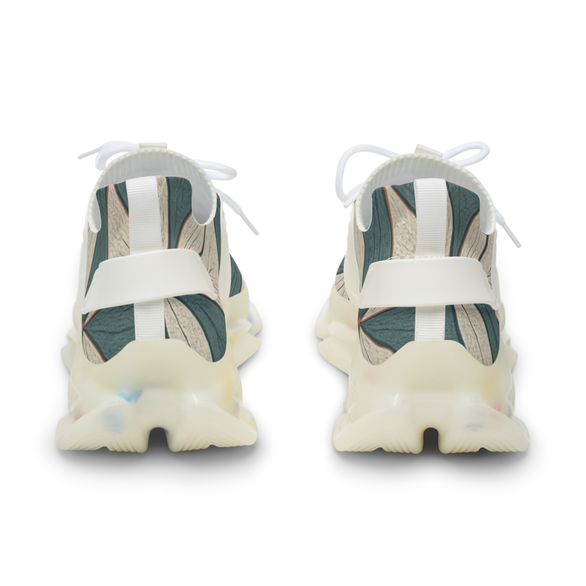 Camellia Arc Lattice custom sneakers