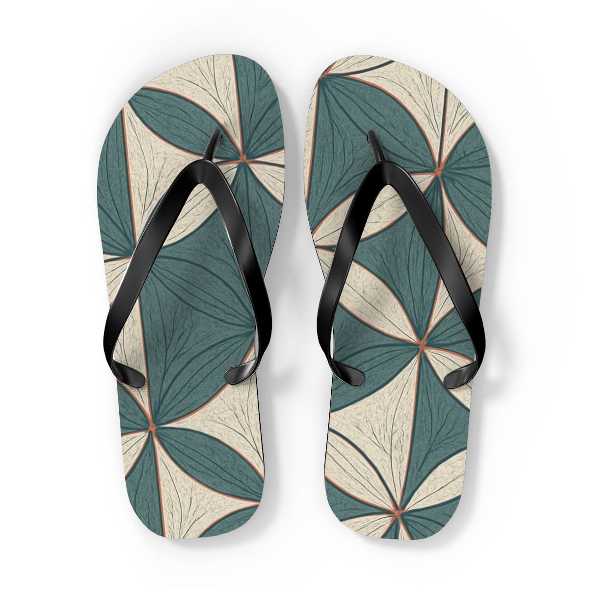 Camellia Arc Lattice comfortable casual flip flops