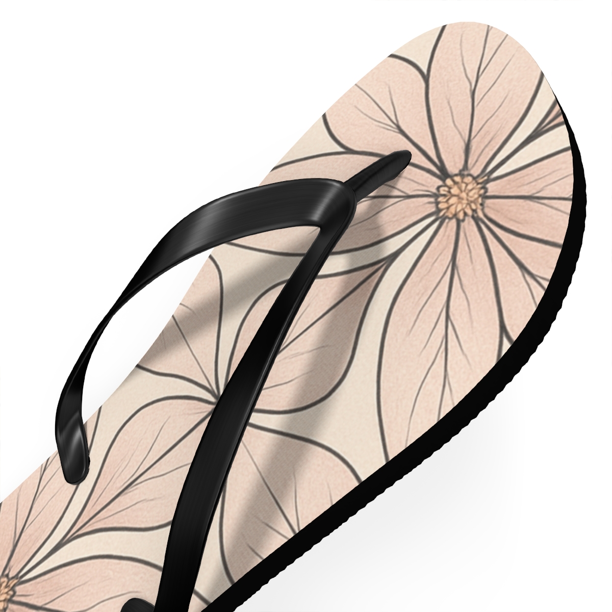Camellia Lattice Drift soft sole flip flops